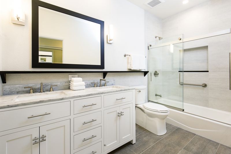 Renovated Bathroom with Custom Fixtures
